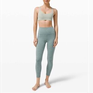 lululemon athletica Sage Green Heathered High-Rise Full-Length Leggings